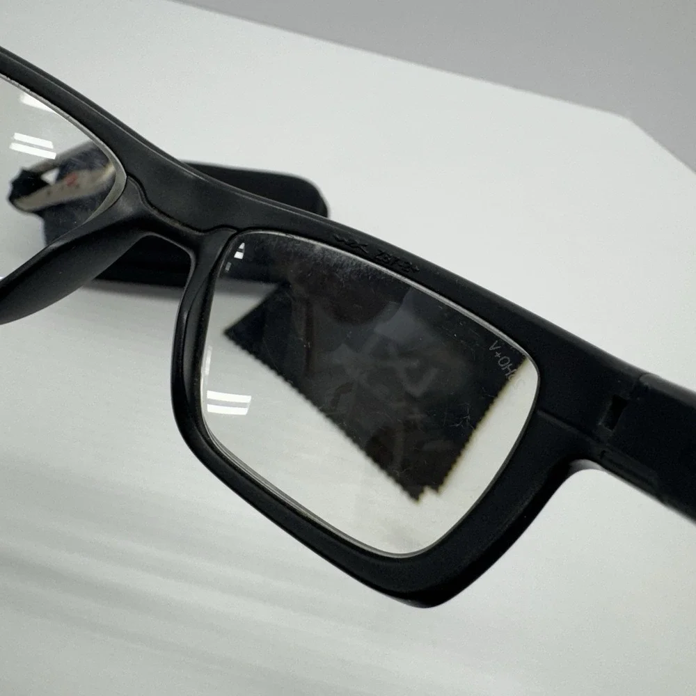 WILEY X KINGPIN Z87-2+ EN166 S MATTE BLACK AUTHENTIC EYEGLASSES W/CASE 60-19